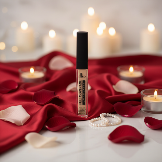 Concealer with Red Silk